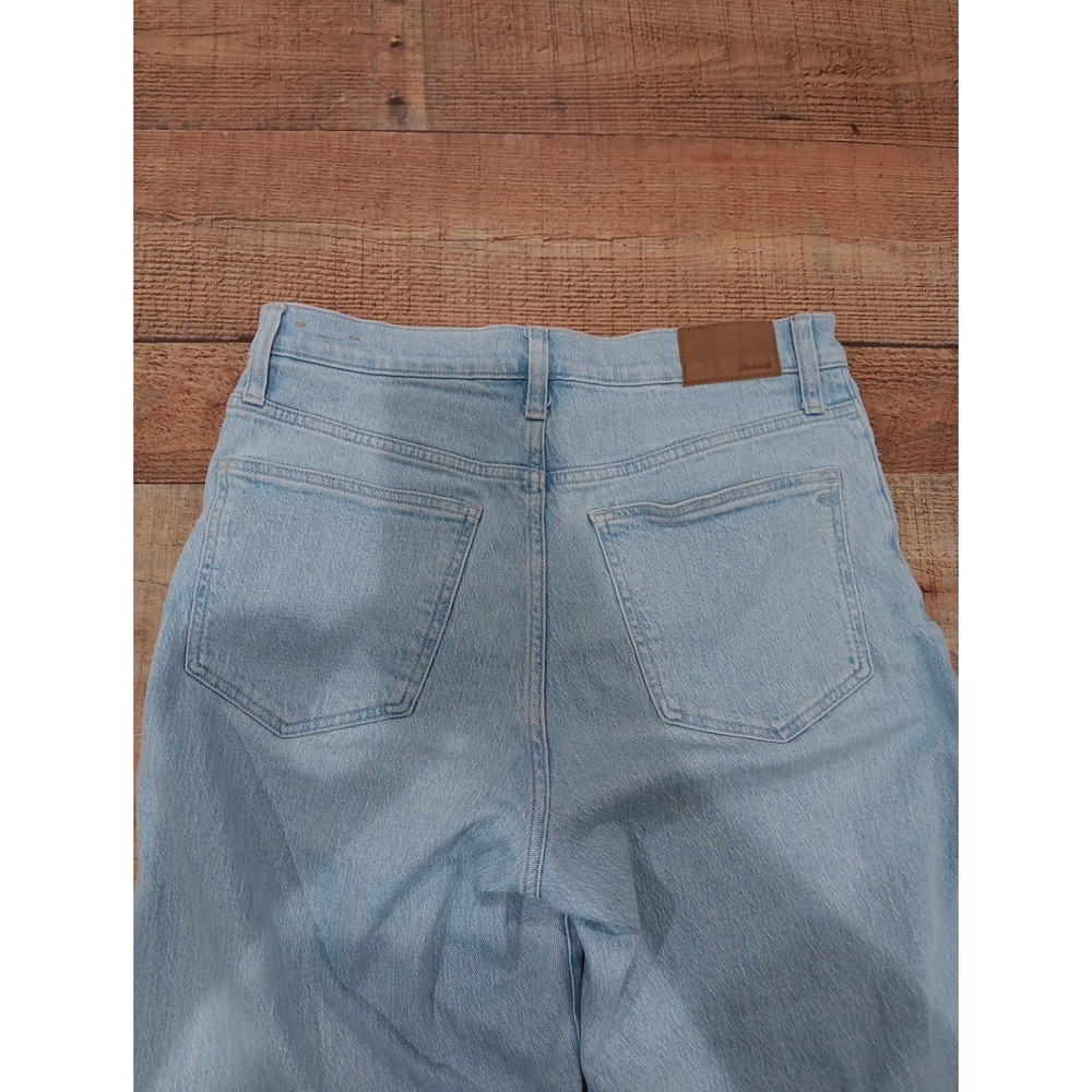 Madewell The Perfect Vintage Wide Leg Jean Womens Size 29 Blue Denim Crop 2437 - Picture 9 of 13